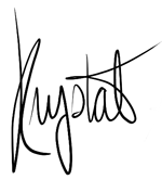 Krystal's signature
